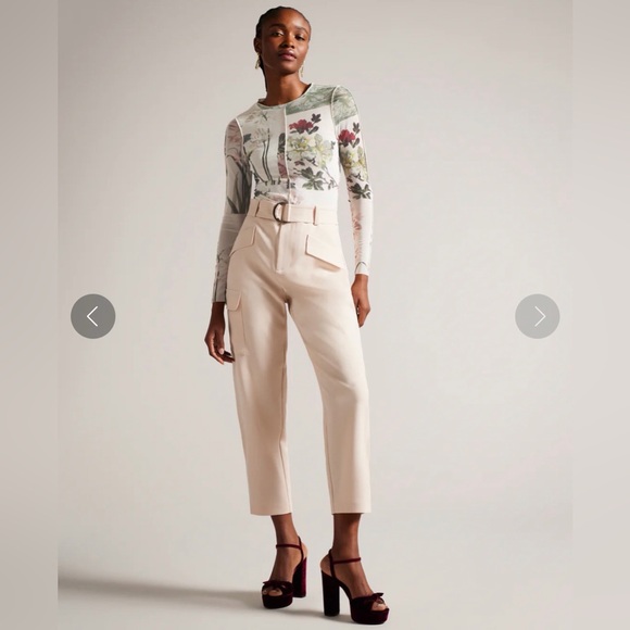 Ted Baker Multicolor Botanical Long Sleeve Top - Picture 8 of 15